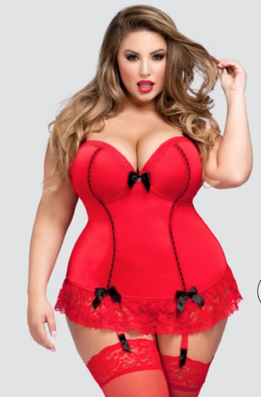 Plus Size Basque